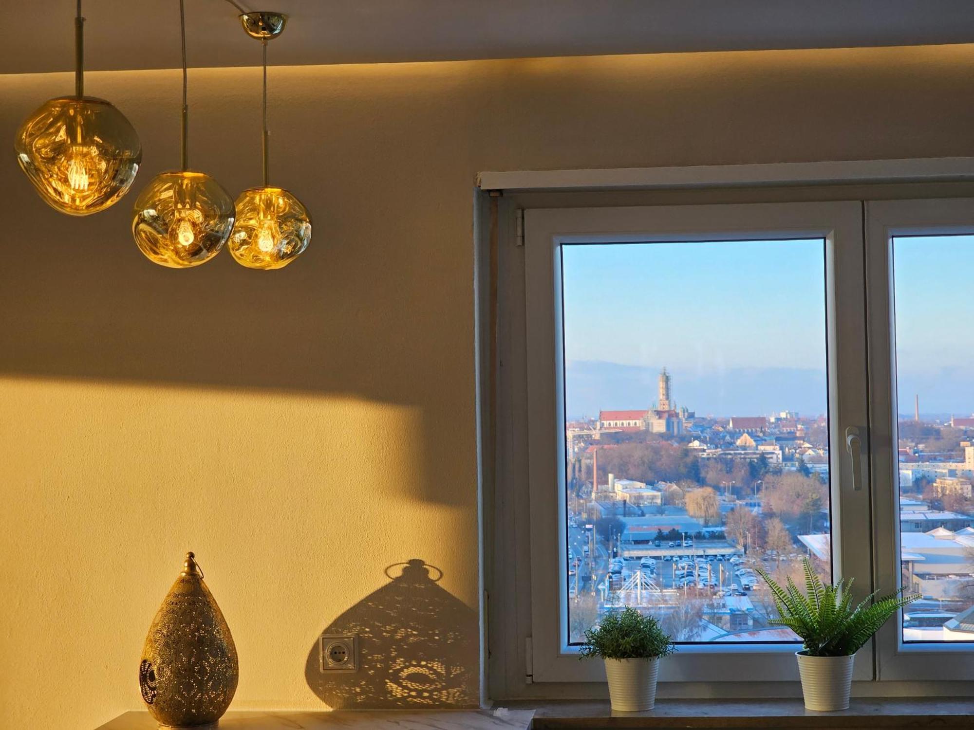 Stylische Sunset-Wohnung Augsburg Exterior foto